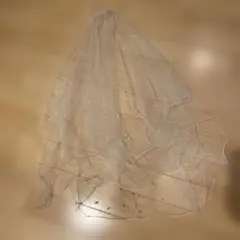 二層チュールウェディングベール