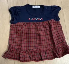 ファミリア　半袖チュニック　80