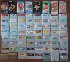 スーパーファミコン　SFC ソフト　70個　まとめ売り