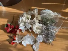 造花アレンジメント ポインセチア クリスマス