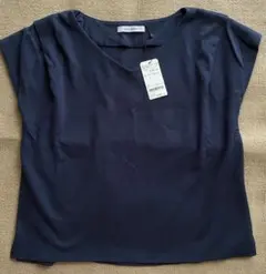 【新品未使用タグ付き】Doux Archives ネイビー Tシャツ Mサイズ