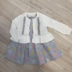 ワンピース&カーディガン　セット　結婚式、発表会、卒園式、入園式