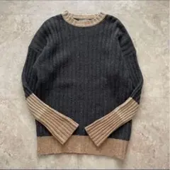 archive Vintage『EMPORIO ARMANI』切替デザインニット