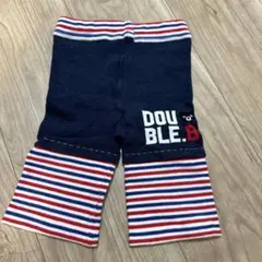 DOUBLE.B クマ刺繍パンツ 95cm未満　ミキハウス