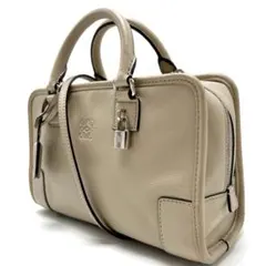 美品 ロエベ アマソナ 23 アナグラム ハンドバッグ ショルダー 2way