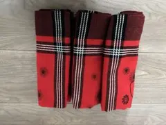 レトロ座布団カバー3枚組日本製