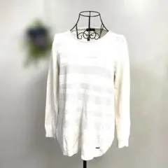 EVEX byKRIZIA ベージュ　ニット　レディース2L