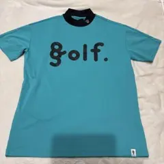 8g shoot LOGO PRINT MOCK NECK SHIRT
