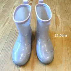 ユニコーン柄 キッズ レインブーツ 21.0cm