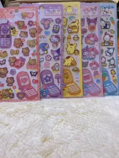 サンリオ平成はっぴーフォンステッカー5シートセット