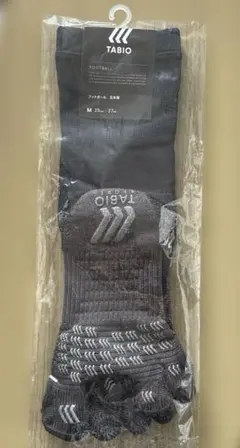タビオ　TABIO ５本指　ソックス　サッカー　フットボール　黒　フットサル