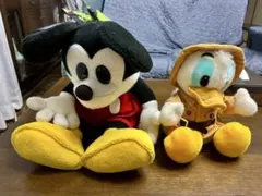 ミッキーマウスとドナルドダック ぬいぐるみセット