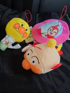 ころふわ　アンパンマン　のりものぬいぐるみ　3種セット　ドキンちゃん　ぬいぐるみ