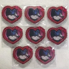 ダンガンロンパ エビテン ハート型 アクリルバッジ 星竜馬 8点セット