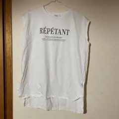 OPAQUE.CLIP UV フレンチスリーブロゴTシャツ　Mサイズ