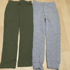 長ズボン　パンツ　110サイズ　セット　カーキ　グレー