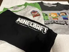 マイクラ パジャマ 半袖 長袖 Tシャツ ルームウェア 140cm