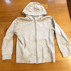 ナイキ　パーカー　ジュニア　グレー