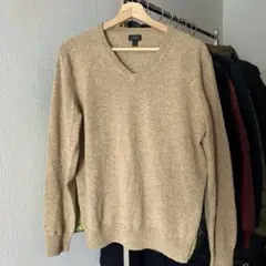 J.CREW カシミヤ100%ニット ジェークルー チャコールグレー カシミヤ100% セーター クルーネック