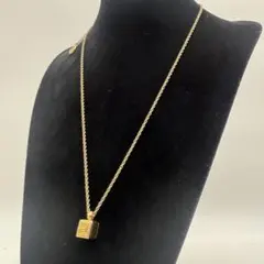 美品】ジバンシー ネックレス Gロゴ キューブ サイコロモチーフ