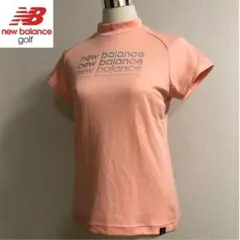 ニューバランスゴルフ 半袖 モックネック ウェア ピンク サイズ2