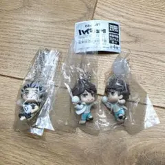 でふぉフィグ!ハイキュー!!青葉城西・梟谷学園キーホルダー(及川×2,木兎×1)