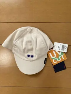 BOBSON ベビーキャップ 帽子 UVカット アイボリー