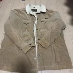 Wrangler × BEAMS コーデュロイ ボアジャケット ランチコート