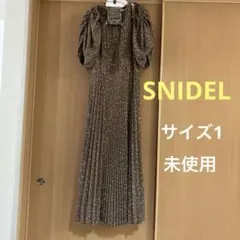 SNIDEL 2way ボリュームスリーブプリントワンピース Mサイズ