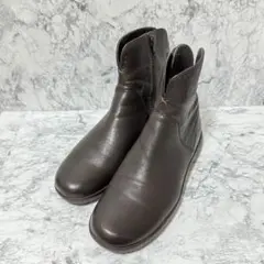 【美品】CAMPER スパイラルコメット ショートブーツ　レザー ブラウン