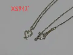 ティファニー　TIFFANY　ラビングハート　ネックレス　XSサイズ