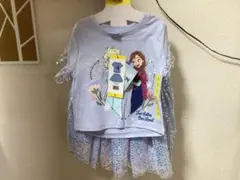 コストコ　アナと雪の女王 　Tシャツとスカートセット　サイズ5のサムネイル