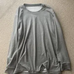 超極暖HEATTECH ULTRA WARM グレー 長袖トレーナー L④