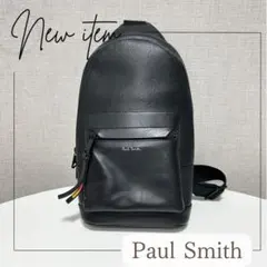 PaulSmith ポールスミス レザー ワンショルダー　ボディバッグ ブラック
