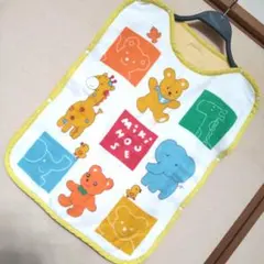 ミキハウス 赤ちゃん スナップ付き ガーゼ バスタオル