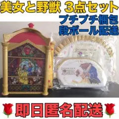 【新品未使用】美女と野獣　ポップコーンバケット＆ランチケース＆ポーチ　3点セット