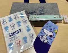 とても可愛い人気のスヌーピーお弁当4点セット♪新品未使用　送料無料　早い者勝ち！
