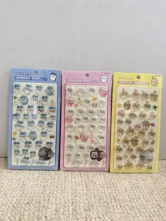 ちいかわ　ハチワレ　うさぎ　ボンボンドロップ シール 3セット