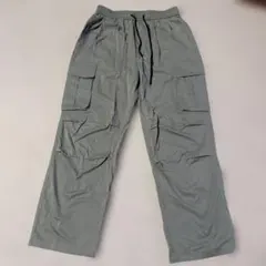 カーキ　カーゴパンツ 4ポケット　M