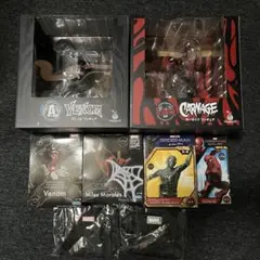 スパイダーマン　ヴェノム　くじまとめ売り ベアブリックスパイダーマンヴェノムフルコンプリートセット