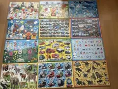 【まとめ売り】アンパンマン　など　パズル　12個セット