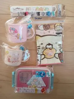 すみっコぐらし、マイメロディ　入学、入園準備　5点セット