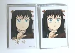 鬼滅の刃 ufotable 柱カフェ チェキ風ブロマイド 時透無一郎　箔押し