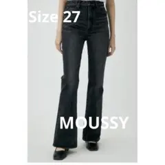 MOUSSY マウジー　フレア　デニム　MVS BLACK FLARE