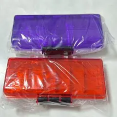 2個セット❣️メザスタ ケース メザスタトランク メザスタボックス 紫 赤