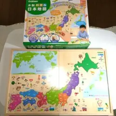 学研 木製パズル 日本地図 大きいサイズ