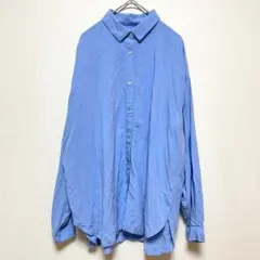 AMERICAN HOLICアメリカンホリック　シャツブラウス　ブルー　オフィス