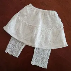 コンビミニ　スカート　レギンス　セット　レース