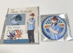 ヒロアカ アメリカンレトロ 缶バッジ マットカード 轟焦凍