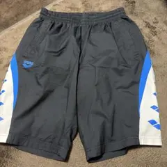 arena ハーフパンツ ショートパンツ グレー ブルーのサムネイル